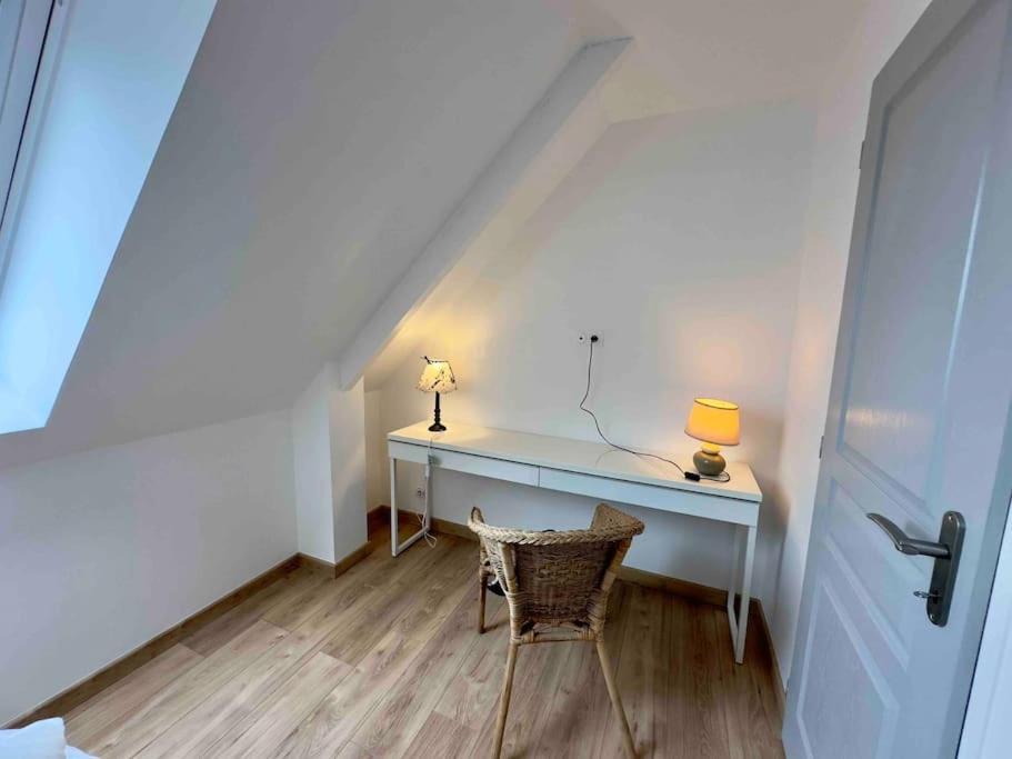 Maison Vue Mer Chez Aline Digosville Exterior foto